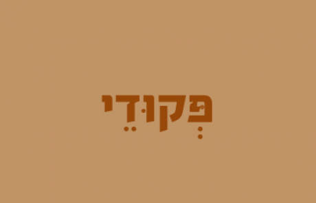 פרשת השבוע לילדים – פקודי